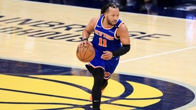 Jalen Brunson had a great series, averaging 30.6 points across the six games against the Pacers (Getty Images via AFP) Jalen Brunson had a great series, averaging 30.6 points across the six games against the Pacers (Getty Images via AFP)