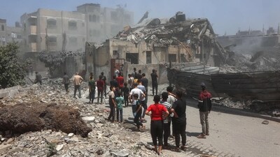 Israel continued its military campaign across Gaza, saying it struck dozens of targets over the past days. (AFP) Israel continued its military campaign across Gaza, saying it struck dozens of targets over the past days. (AFP)