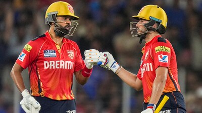 Chasing 204 runs, PBKS reached 207/5 in 19 overs. (PTI)