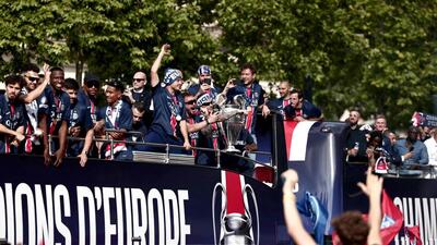 Paris Saint-Germain became the fifth first-time winner of the European Cup or Champions League in the city. (AFP) Paris Saint-Germain became the fifth first-time winner of the European Cup or Champions League in the city. (AFP)