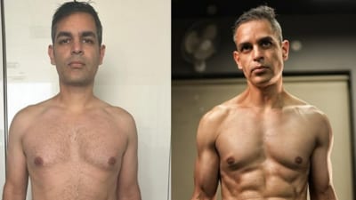 Ankur Warikoo reavels his journey from surgery to six-pack abs After life-altering diagnosis. (Instgram/@ankurwarikoo) Ankur Warikoo reavels his journey from surgery to six-pack abs After life-altering diagnosis. (Instgram/@ankurwarikoo)