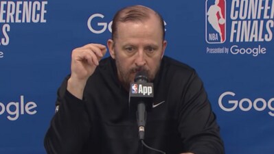 ‘Proud’ Knicks coach Tom Thibodeau praises team after loss to Pacers (SNY screenshot/YouTube) ‘Proud’ Knicks coach Tom Thibodeau praises team after loss to Pacers (SNY screenshot/YouTube)
