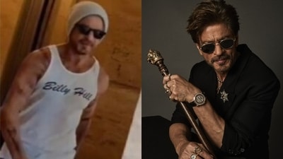 Shah Rukh Khan's new look has everyone talking if it's for his next film. Shah Rukh Khan's new look has everyone talking if it's for his next film.