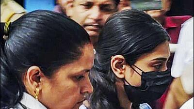 Social media influencer Sharmishta Panoli was arrested by the Kolkata Police for making alleged communal comments in a video was produced at a court in Kolkata on Saturday (PTI) Social media influencer Sharmishta Panoli was arrested by the Kolkata Police for making alleged communal comments in a video was produced at a court in Kolkata on Saturday (PTI)