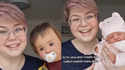 Brazil sees a growing trend of startlingly hyper-realistic reborn baby dolls. (Instagram/@ rebornsofjess) Brazil sees a growing trend of startlingly hyper-realistic reborn baby dolls. (Instagram/@ rebornsofjess)