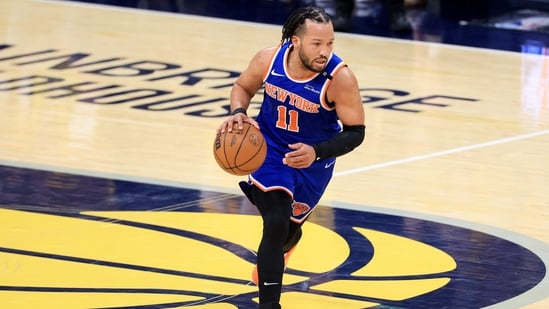 Jalen Brunson had a great series, averaging 30.6 points across the six games against the Pacers (Getty Images via AFP)
