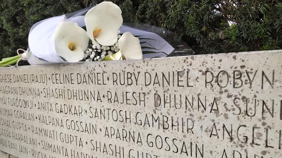 The memorial to the victims of Air India flight 182 at Stanley Park in Vancouver. (HT photo) The memorial to the victims of Air India flight 182 at Stanley Park in Vancouver. (HT photo)
