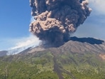 Smoke billows from Mount Etna volcano, Italy, Monday, June 2, 2025. Smoke billows from Mount Etna volcano, Italy, Monday, June 2, 2025.