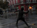 Molotov cocktails are improving flamethrowing devices made using glass bottles and a wick.