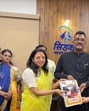 MLC Manisha Kayande and Shiv Sena deputy leader Sheetal Mhatre handed over the report to Pratap Sarnaik on Saturday. MLC Manisha Kayande and Shiv Sena deputy leader Sheetal Mhatre handed over the report to Pratap Sarnaik on Saturday.