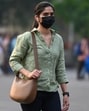 People step out wearing face masks amid a resurgence of the Covid-19 outbreak. (Sunil Ghosh/ HT Photo) People step out wearing face masks amid a resurgence of the Covid-19 outbreak. (Sunil Ghosh/ HT Photo)