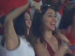 RJ Mahvash and Preity Zinta were present at the PBKS vs MI match.