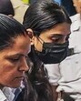 Social media influencer Sharmishtha Panoli, who was arrested by the Kolkata Police for allegedly making communal comments in a a video, being produced at a court, in Kokata, on Saturday (PTI)