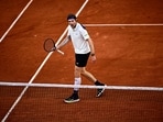 Kazakhstan's Alexander Bublik reacts during his men's singles match against Britain's Jack Draper on day 9 of the French Open tennis tournament Kazakhstan's Alexander Bublik reacts during his men's singles match against Britain's Jack Draper on day 9 of the French Open tennis tournament