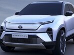 The Tata Harrier EV was first revealed during the Bharat Mobility Global Auto Expo 2025