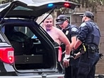 Law enforcement officers detain a suspect, after an attack that injured multiple people, in Boulder, Colorado, U.S. June 1, 2025, in this picture obtained from social media. (X/@OpusObscuraX/via REUTERS) 