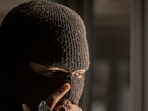 A masked man entered the bank and threatened employees with a knife A masked man entered the bank and threatened employees with a knife