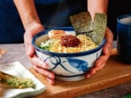 You can choose your favourite ramen and also garnish it with your own choice of toppings
