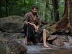 Mohanlal in a still from Thudarum, now streaming on JioHotstar.