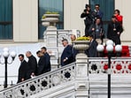 Ukrainian defence minister Rustem Umerov walks after a meeting at Ciragan Palace on the day of the second round of peace talks between Russia and Ukraine, in Istanbul, Turkey.