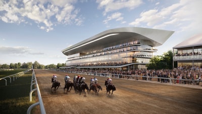 The Belmont Stakes at Saratoga Race Course is the final leg of the Triple Crown. (New York Racing Association via AP, File) (AP) The Belmont Stakes at Saratoga Race Course is the final leg of the Triple Crown. (New York Racing Association via AP, File) (AP)