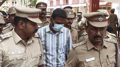 Chennai: Gnanasekaran, convicted in the Anna University sexual assault case, being escorted by the police after he was sentenced to life imprisonment by a Mahila Court, in Chennai, Monday, June 2, 2025. (PTI Photo)(PTI06_02_2025_000427A) (PTI) Chennai: Gnanasekaran, convicted in the Anna University sexual assault case, being escorted by the police after he was sentenced to life imprisonment by a Mahila Court, in Chennai, Monday, June 2, 2025. (PTI Photo)(PTI06_02_2025_000427A) (PTI)