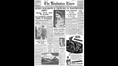 HT This Day: June 3, 1953 -- Queen Elizabeth II crowned in Westminster Abbey (HT) HT This Day: June 3, 1953 -- Queen Elizabeth II crowned in Westminster Abbey (HT)