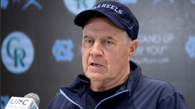 Belichick has a new full-time job. He’s the head coach of the North Carolina Tar Heels football team. (AP)