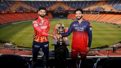Royal Challengers Bengaluru will take on Punjab Kings in the IPL 2025 final at Narendra Modi Stadium, Ahmedabad. (PTI) Royal Challengers Bengaluru will take on Punjab Kings in the IPL 2025 final at Narendra Modi Stadium, Ahmedabad. (PTI)