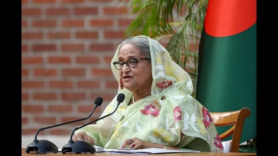 The interim government headed by Muhammad Yunus has banned the activities of Awami League under the country’s anti-terror law until the party’s leadership has been tried by the tribunal. (REUTERS) The interim government headed by Muhammad Yunus has banned the activities of Awami League under the country’s anti-terror law until the party’s leadership has been tried by the tribunal. (REUTERS)