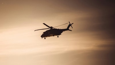 A helicopter crashed in Milton, Florida, on Monday. (UnSplash) A helicopter crashed in Milton, Florida, on Monday. (UnSplash)