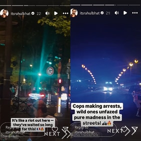 Instagram story shared by actor Rahul Bhat (Photo: Instagram) Instagram story shared by actor Rahul Bhat (Photo: Instagram)