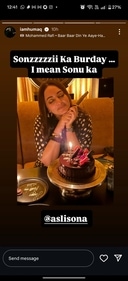 Huma's post for Sonakshi. Huma's post for Sonakshi.