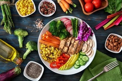 According to the guidelines, a healthy plate of food should consist of fruits and vegetables as the half. The other half should consist of cereals, millets, pulses, flesh foods, eggs, nuts, oilseeds, milk and curd. (Unsplash) According to the guidelines, a healthy plate of food should consist of fruits and vegetables as the half. The other half should consist of cereals, millets, pulses, flesh foods, eggs, nuts, oilseeds, milk and curd. (Unsplash)
