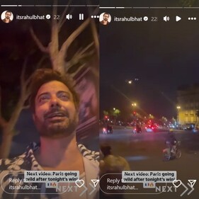 Rahul posted the videos in which people were seen out in the streets in cars and on bikes. Rahul posted the videos in which people were seen out in the streets in cars and on bikes.