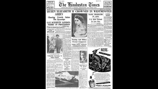HT This Day: June 3, 1953 -- Queen Elizabeth II crowned in Westminster Abbey (HT)