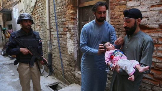 This is the first case of wild poliovirus reported from Gilgit-Baltistan and the 11th confirmed case in Pakistan this year, according to the country's Polio Eradication Programme (AP)