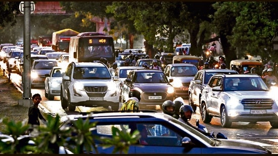The initiative aims to provide data-driven insights into road usage patterns and inform both immediate interventions and long-term traffic infrastructure planning. (HT File Photo)