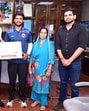 Anshul Garg, chief executive officer, SMVDSB, said that the sponsorship highlights the board’s dedication to fostering young talent and enabling athletes in the sports complex to shine globally. (HT Photo)