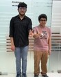 Piusa Das (right) achieved AIR 29 and Arnav Jindal AIR 38.  (HT)