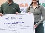 Sharvari was officially appointed as the Young Fit India Icon by Mansukh Mandaviya, Minister of Youth Affairs and Sports.