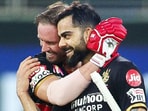 AB de Villiers and Virat Kohli during the former's playing days with RCB AB de Villiers and Virat Kohli during the former's playing days with RCB