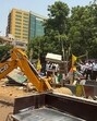 the drive was carried out after the authority received several complaints from local residents about encroachments, illegal vends and random parking in the area, leading to traffic congestion. (Parveen Kumar/HT Photo) the drive was carried out after the authority received several complaints from local residents about encroachments, illegal vends and random parking in the area, leading to traffic congestion. (Parveen Kumar/HT Photo)