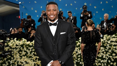 Eagles running back Saquon Barkley, featured on Madden NFL 26 cover, remains unfazed by 'Madden curse'. (Photo by Evan Agostini/Invision/AP) (Evan Agostini/Invision/AP) Eagles running back Saquon Barkley, featured on Madden NFL 26 cover, remains unfazed by 'Madden curse'. (Photo by Evan Agostini/Invision/AP) (Evan Agostini/Invision/AP)