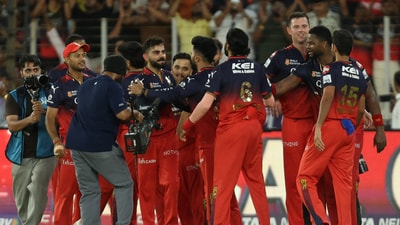Royal Challengers Bengaluru and their talisman Virat Kohli ended a 17-season drought by winning their maiden Indian Premier League (IPL) title, beating Punjab Kings by six runs in the final in Ahmedabad (REUTERS)