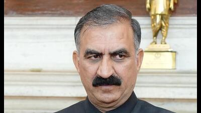 Chief minister Sukhvinder Singh Sukhu Chief minister Sukhvinder Singh Sukhu