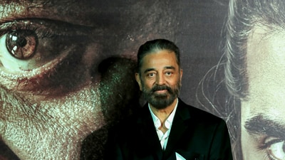 Actor Kamal Haasan's remark on Kannada language during the promotion of his upcoming film Thug Life has sparked a row. (PTI) Actor Kamal Haasan's remark on Kannada language during the promotion of his upcoming film Thug Life has sparked a row. (PTI)