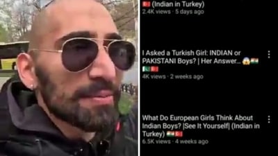 Malik SD Khan, aka Malik Swashbuckler, apologised for his vulgar videos on Turkish women. (Screengrab (X)) Malik SD Khan, aka Malik Swashbuckler, apologised for his vulgar videos on Turkish women. (Screengrab (X))
