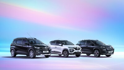 Renault has three models in its portfolio. Renault has three models in its portfolio.