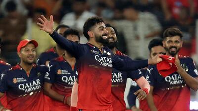 Royal Challengers Bengaluru's Virat Kohli celebrates with teammates after winning the IPL. (REUTERS) Royal Challengers Bengaluru's Virat Kohli celebrates with teammates after winning the IPL. (REUTERS)